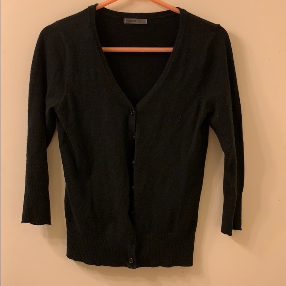 Black cardigan